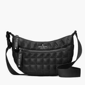 Kate Spade Black Quilted Crossbody Bag